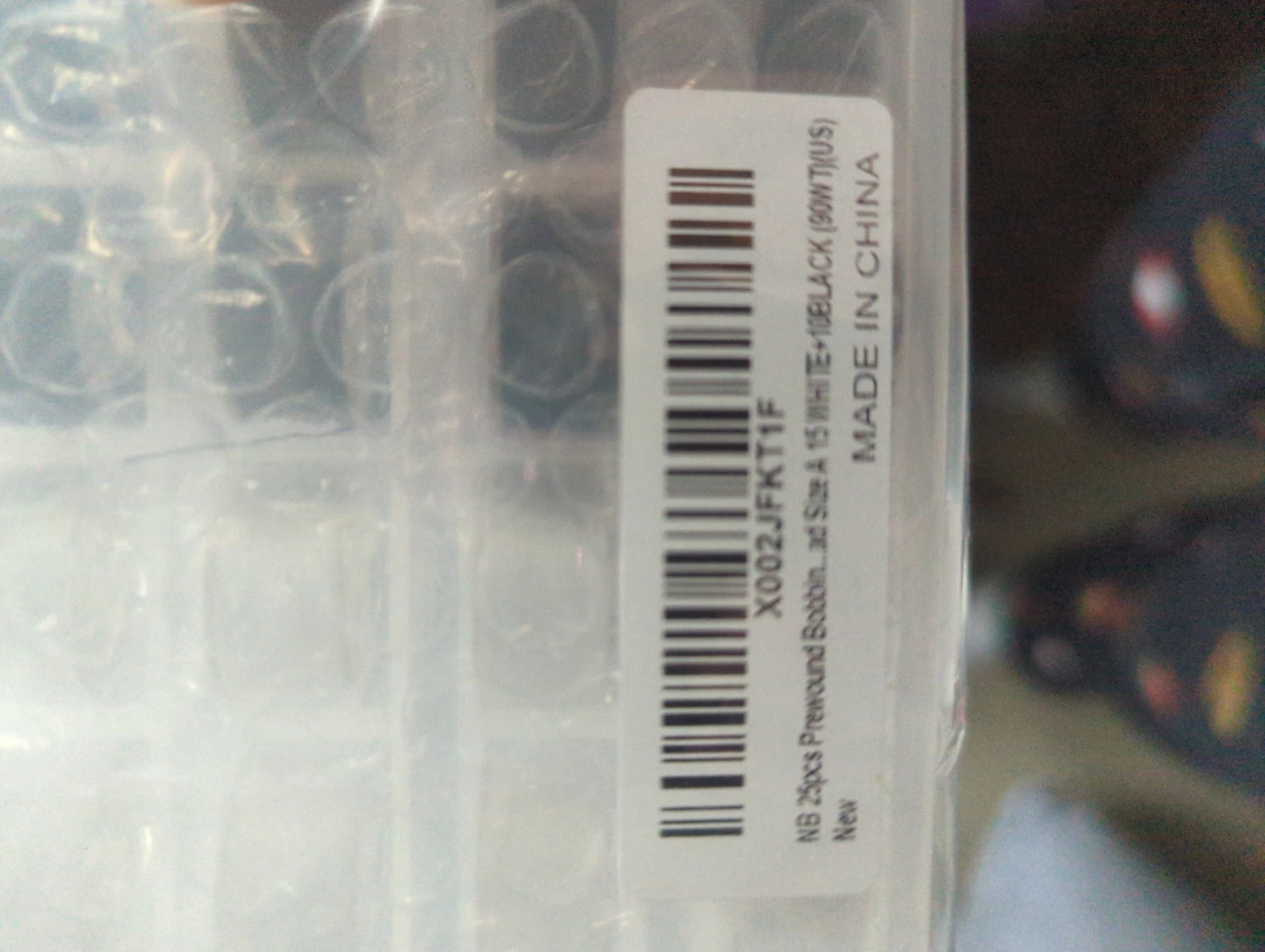 Sewing Thread Bobbins -  White and Black - photo 4