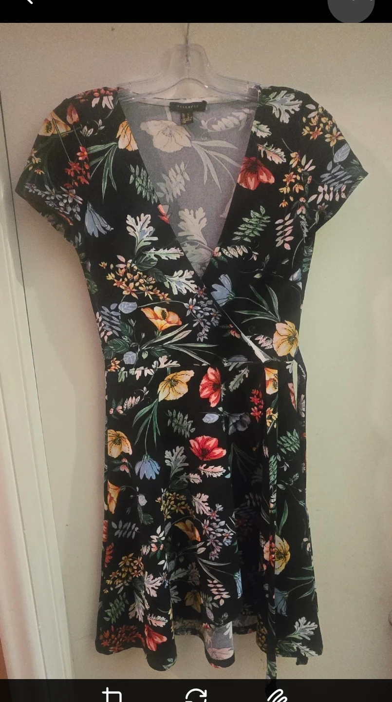 Floral Wrap Dress