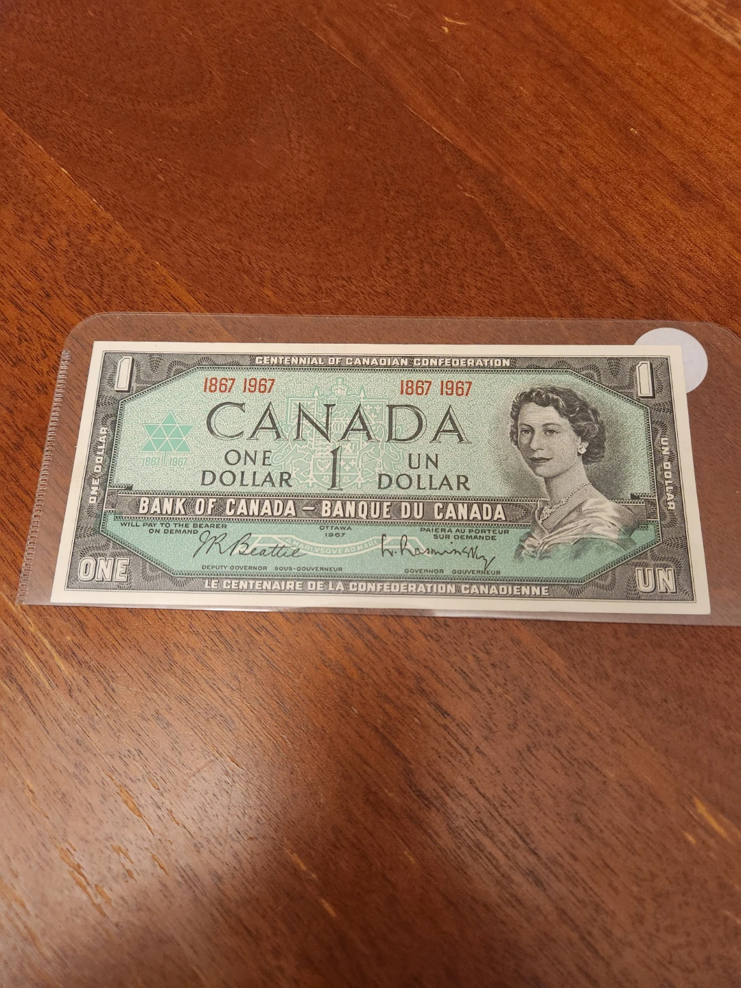 Centennial of Canadian Confederation $1 Bank Notes (1867-1967)