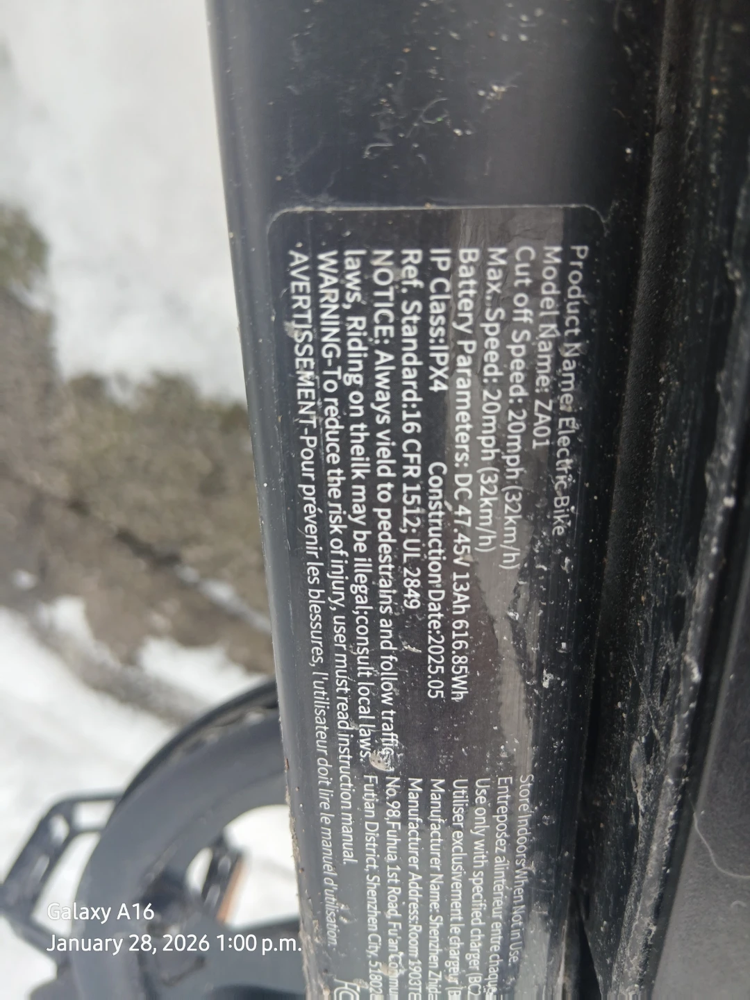 ZOZO Fat Tire Electric Bike with Toolkit - photo 3