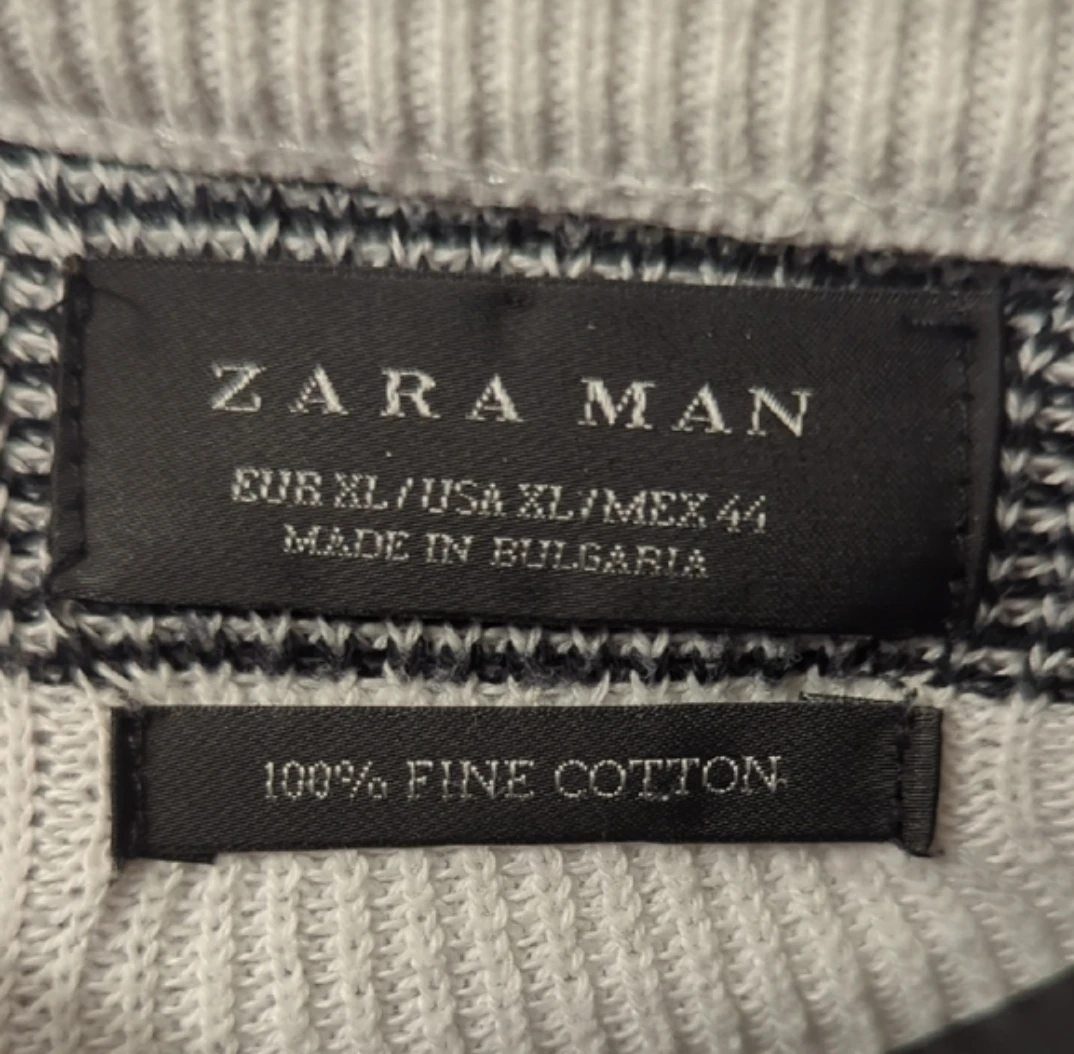 Zara Man Striped Long Sleeve Sweater XL - photo 3