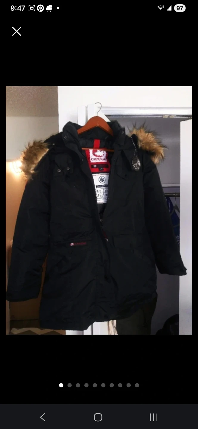 Canada Weather Goose Down Parka Coat