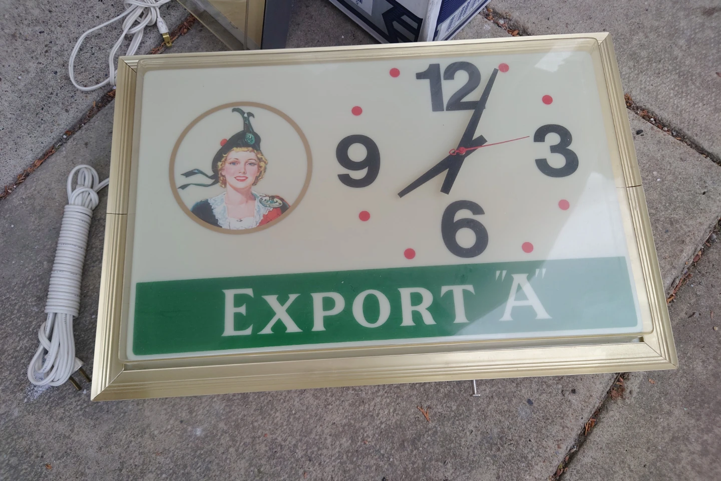 Retro Export 'A' Wall Clock