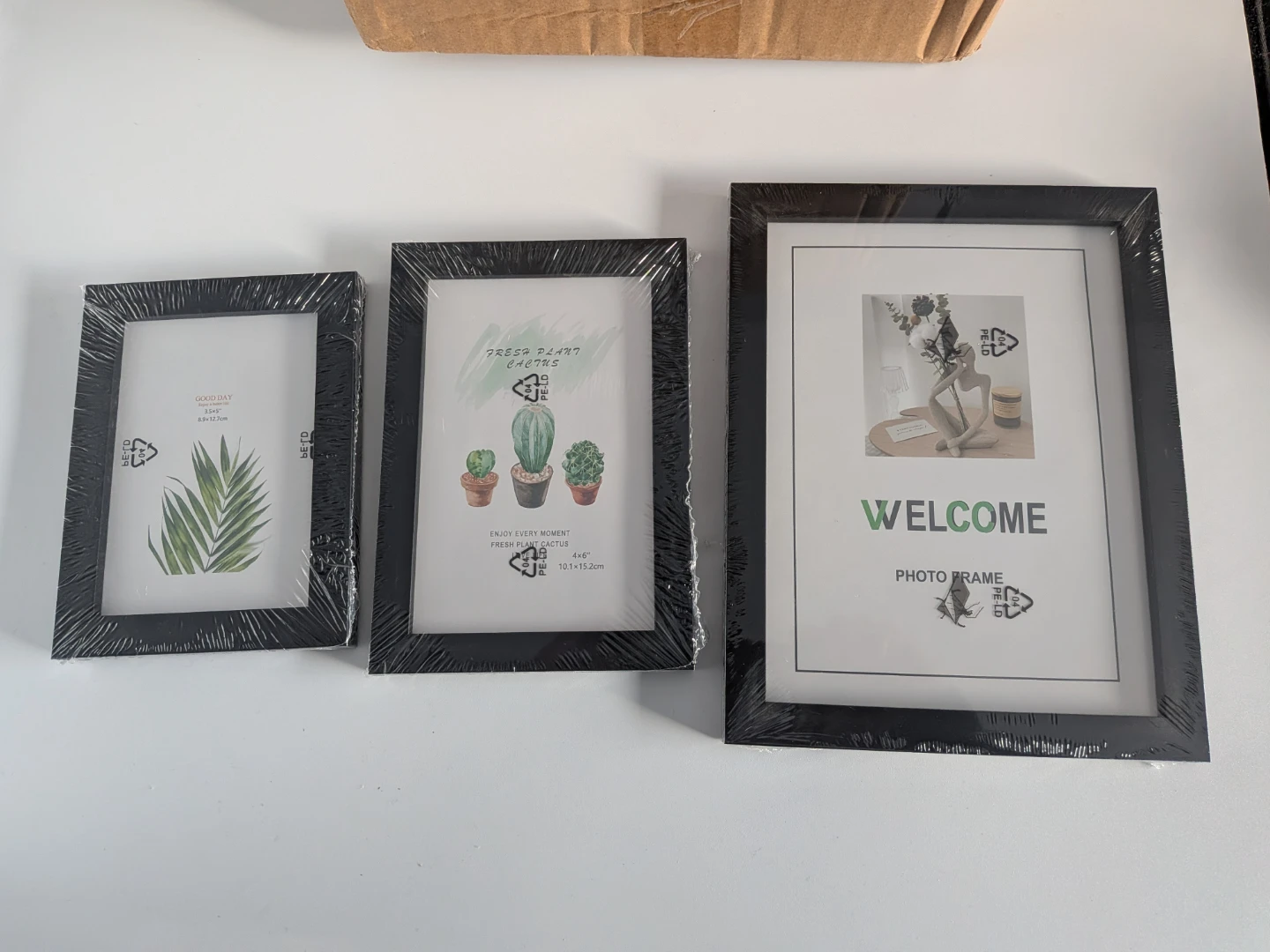 Brand New Black Photo Frames Set (15 pcs)