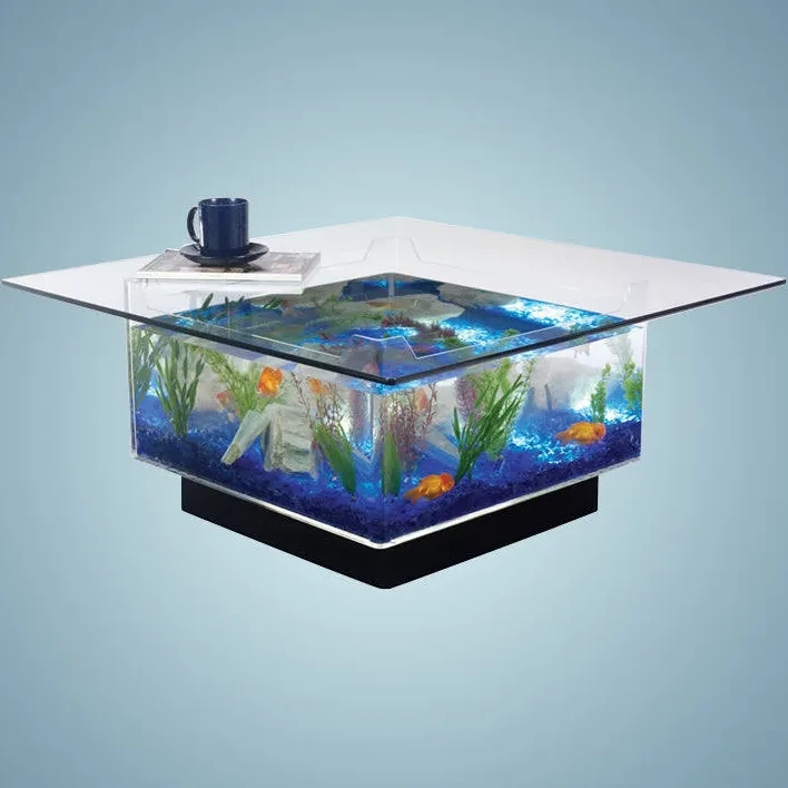 Glass Coffee Table Aquarium