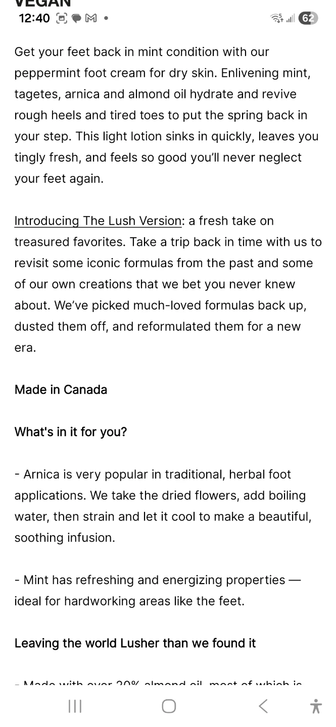 Lush Peppermint Foot Lotion 225g - photo 4
