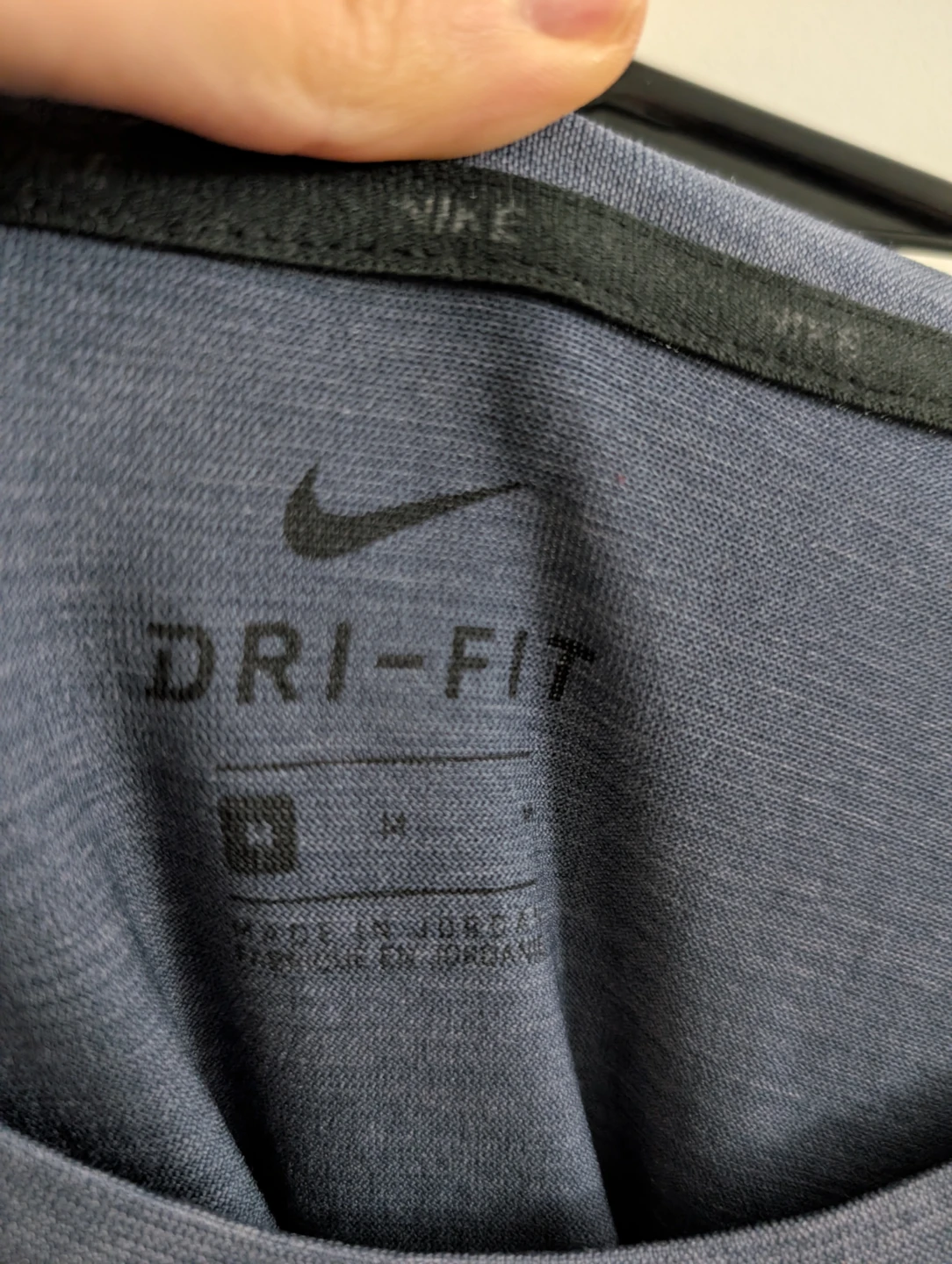 Nike Dri-Fit T-Shirt Dry Fit Gym T Shirt Big Swoosh Big Tick - photo 2