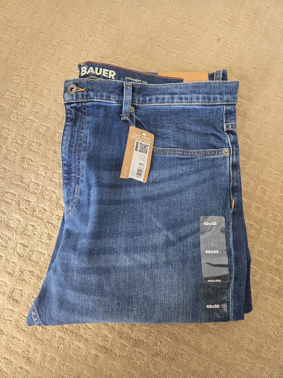 Bauer Straight Fit Jeans 42x32