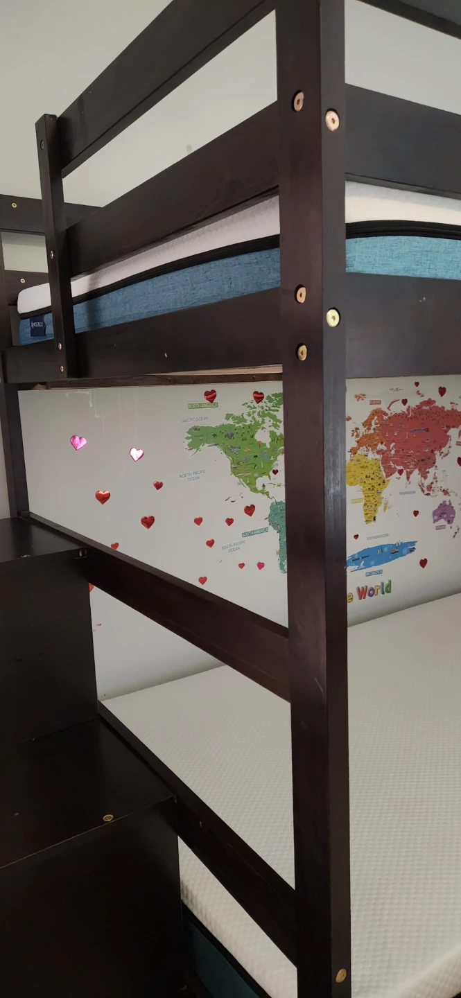 Twin Over Twin Bunk Bed with Trundle and Storage Stairs - photo 5