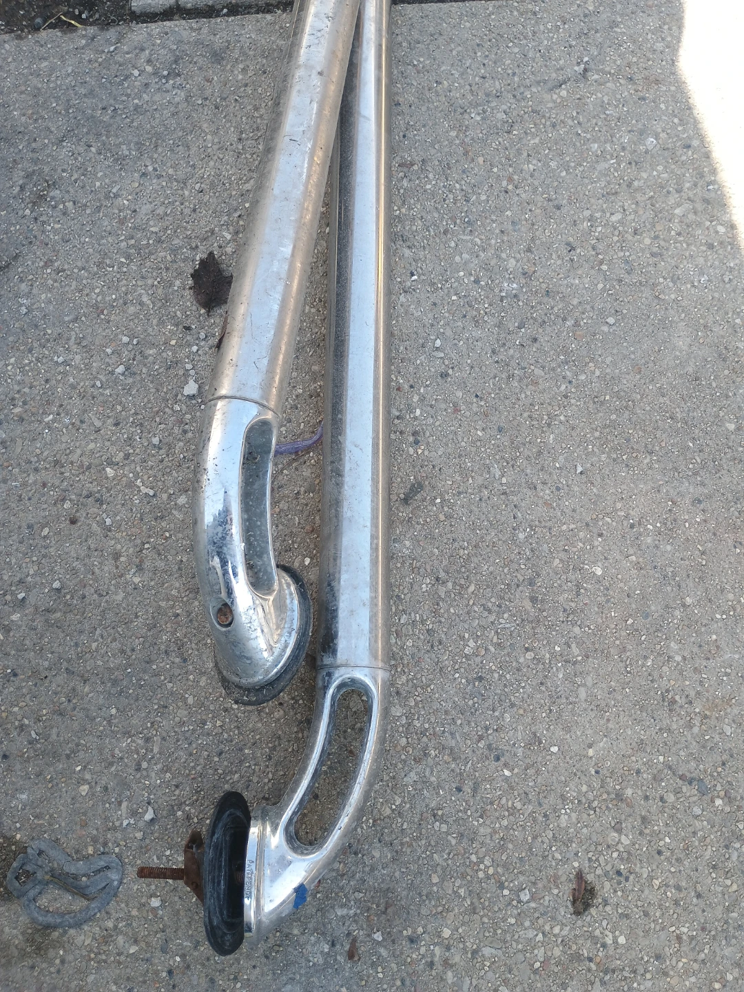Chrome truck bed rails