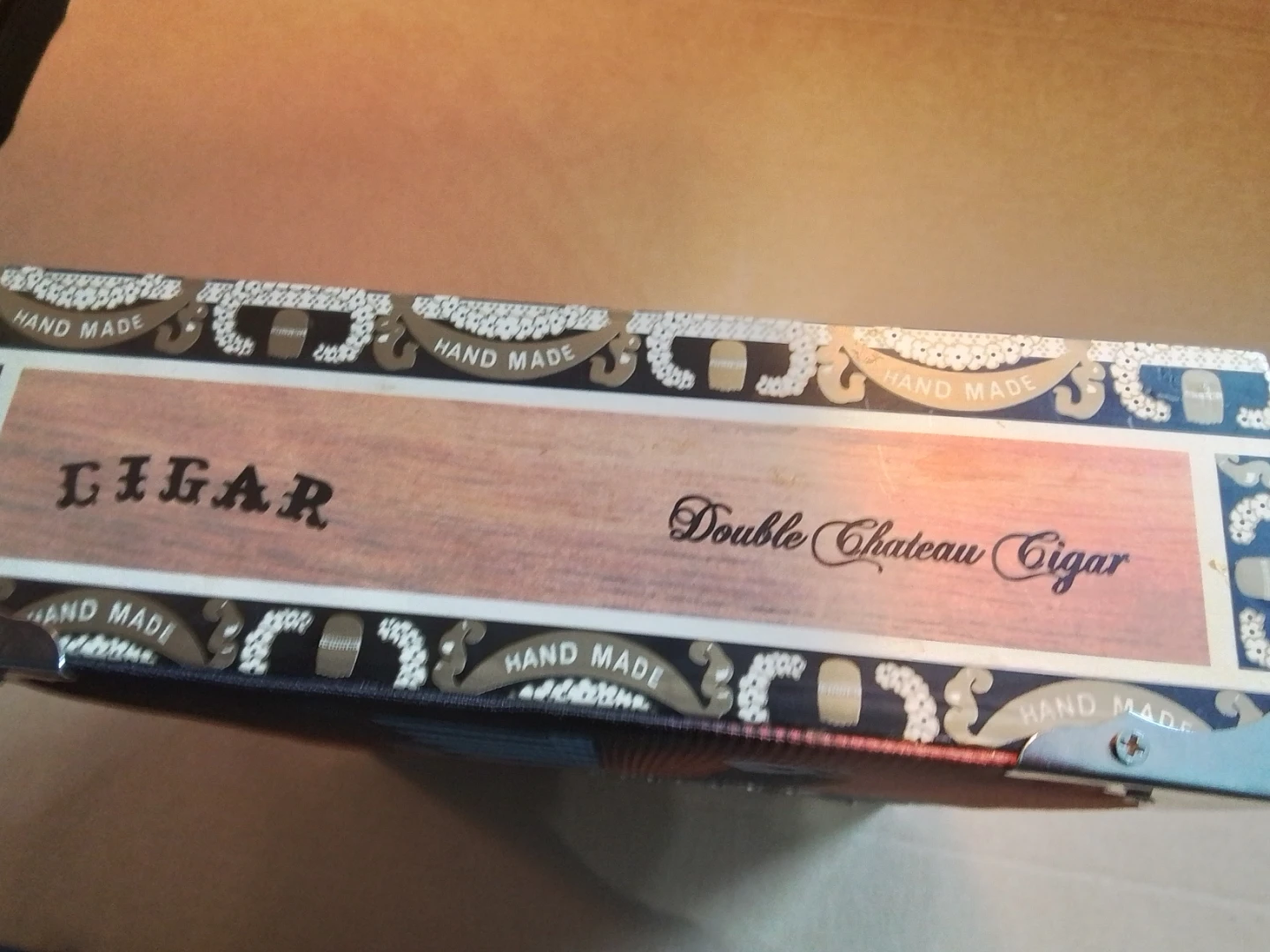 Double Chateau Cigar Box Hand Made with Elvis "The King - photo 4