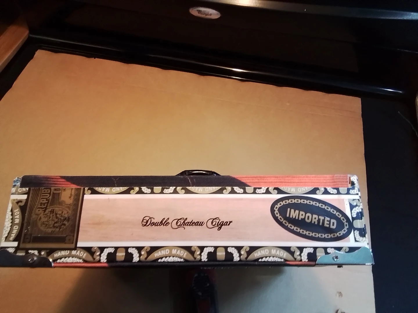 Double Chateau Cigar Box Hand Made with Elvis "The King - photo 5