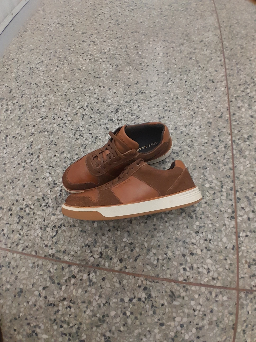 Cole Haan Brown Suede & Leather Sneakers Men's Size 11 - photo 2