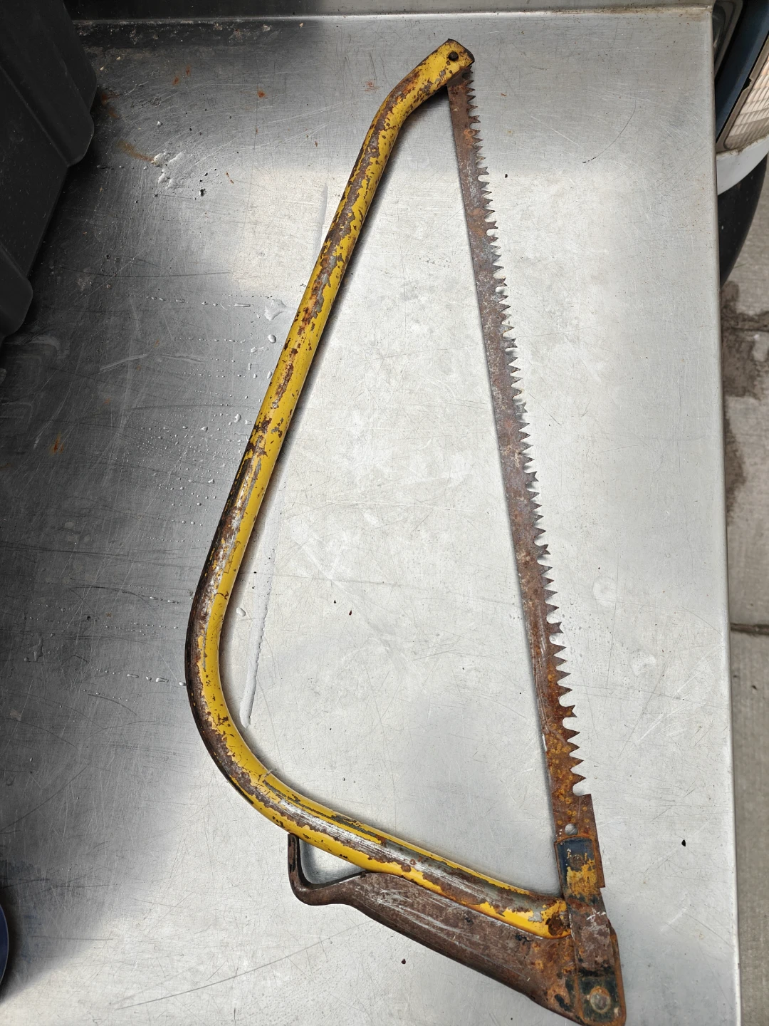 Yellow Bow Saw made in sweden
