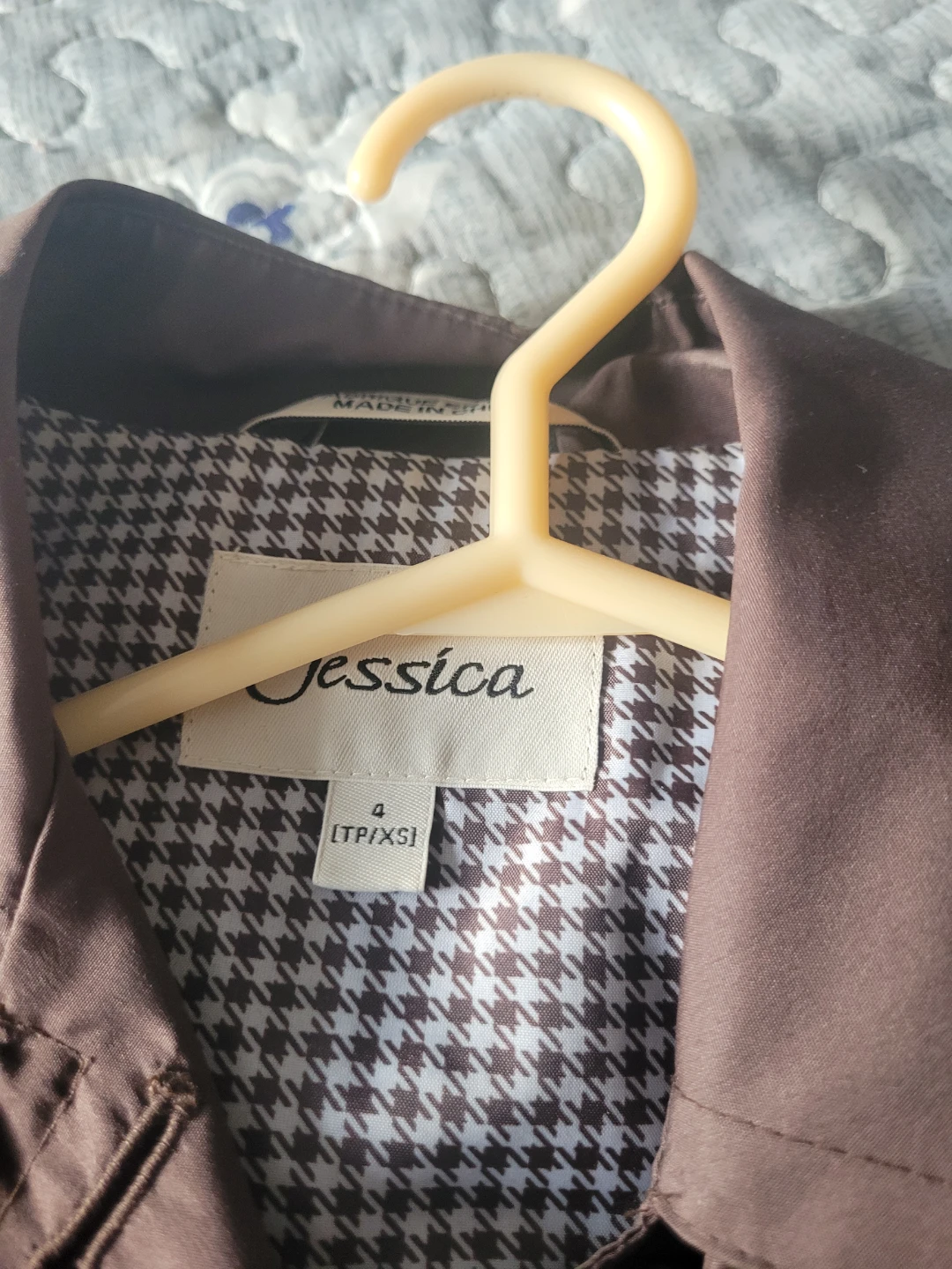 Jessica Brown Trench Coat Size 4 - photo 3