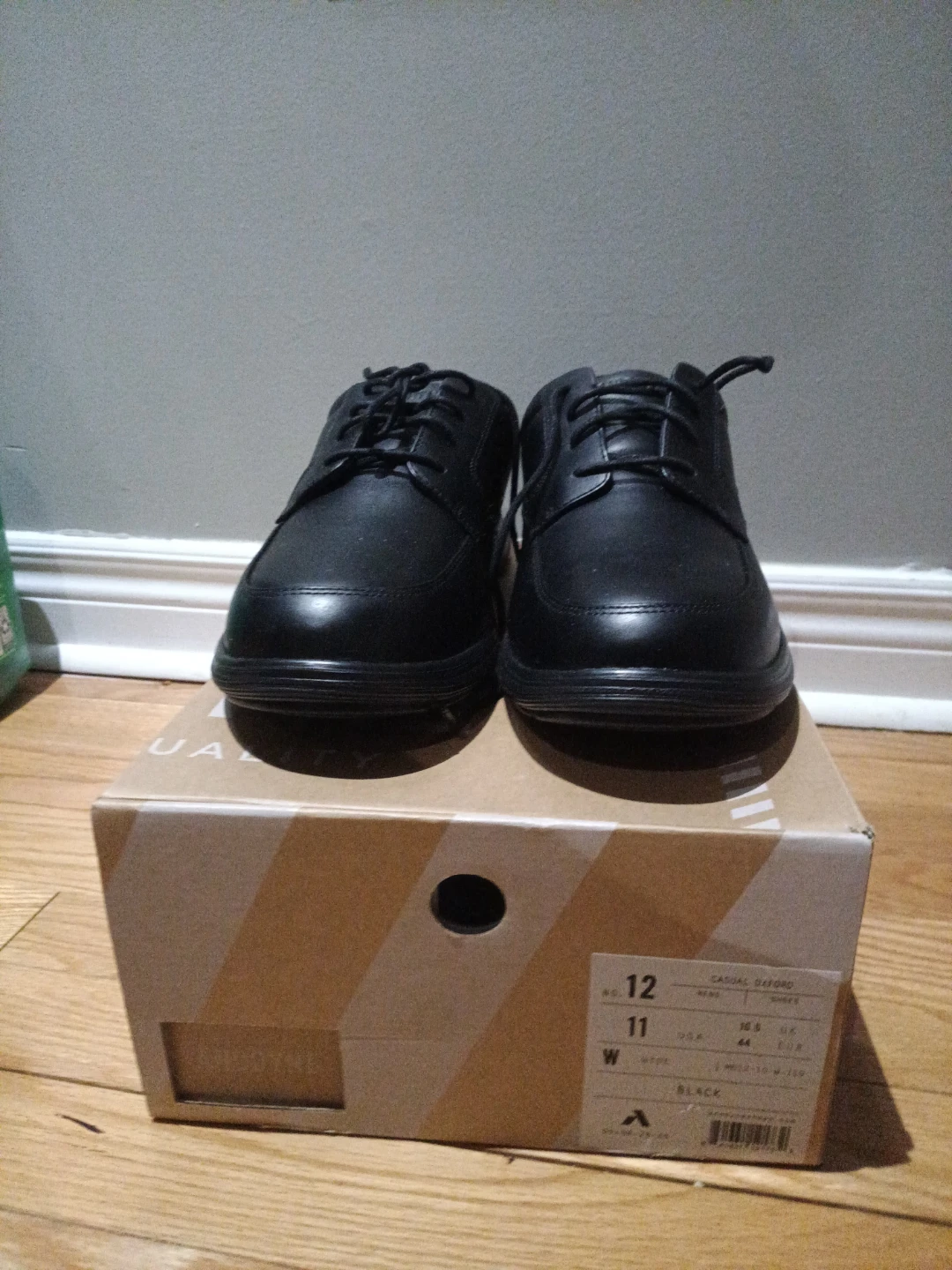 BRAND NEW ANODYNE Leather Oxford Shoes - Black