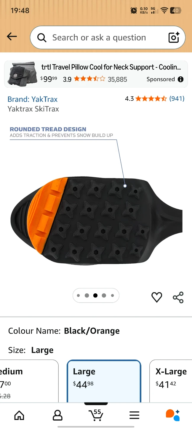 YakTrax Ski Boot Treads - Large - photo 5