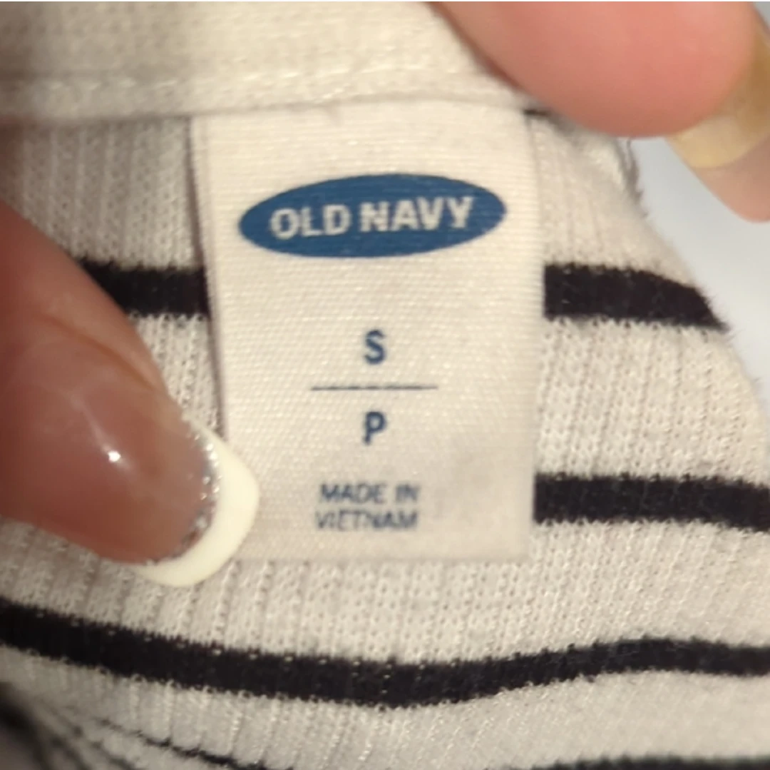 Old Navy Striped Long Sleeve Henley Shirt - Size S - photo 3