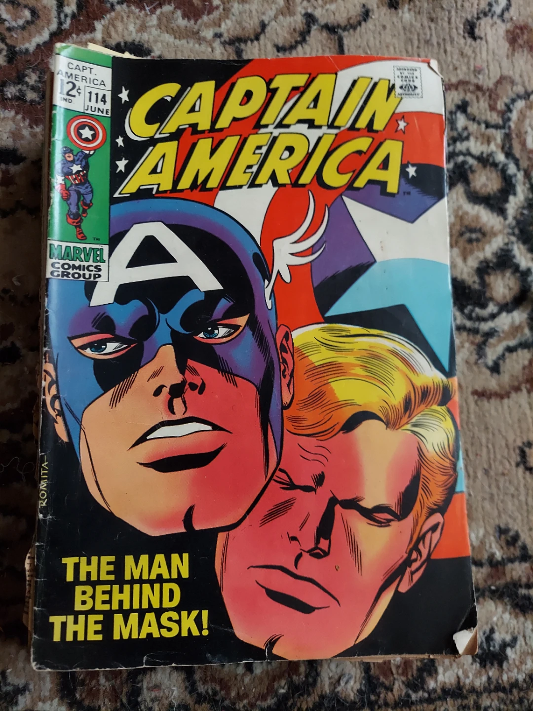 Captain America Comic Book Issue #114