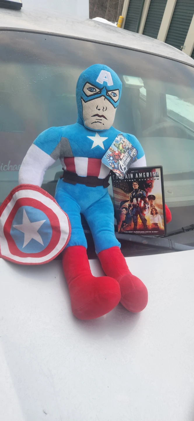 Captain America Plush Toy & CD - photo 3