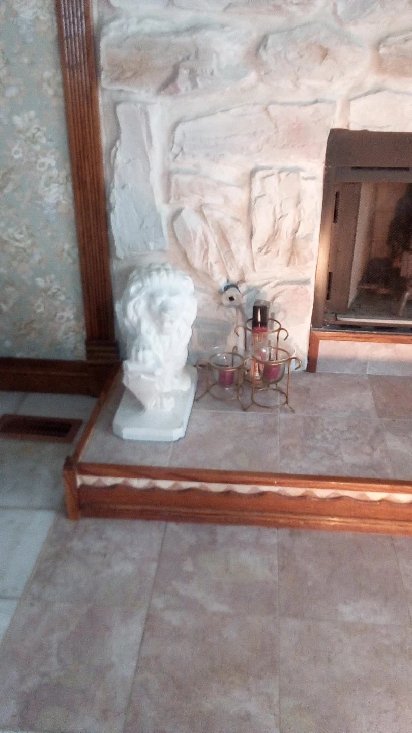 Gold Tone Fireplace Tool Set