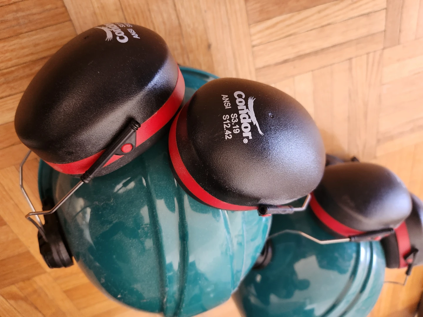 Two Condor Hard Hats with Earmuffs - photo 5