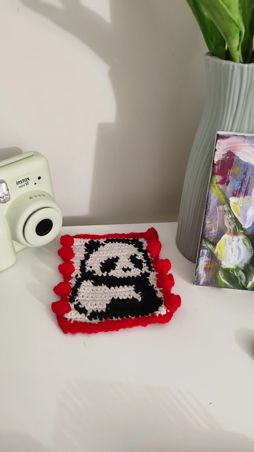 Handmade Panda Crochet Decoration - photo 2