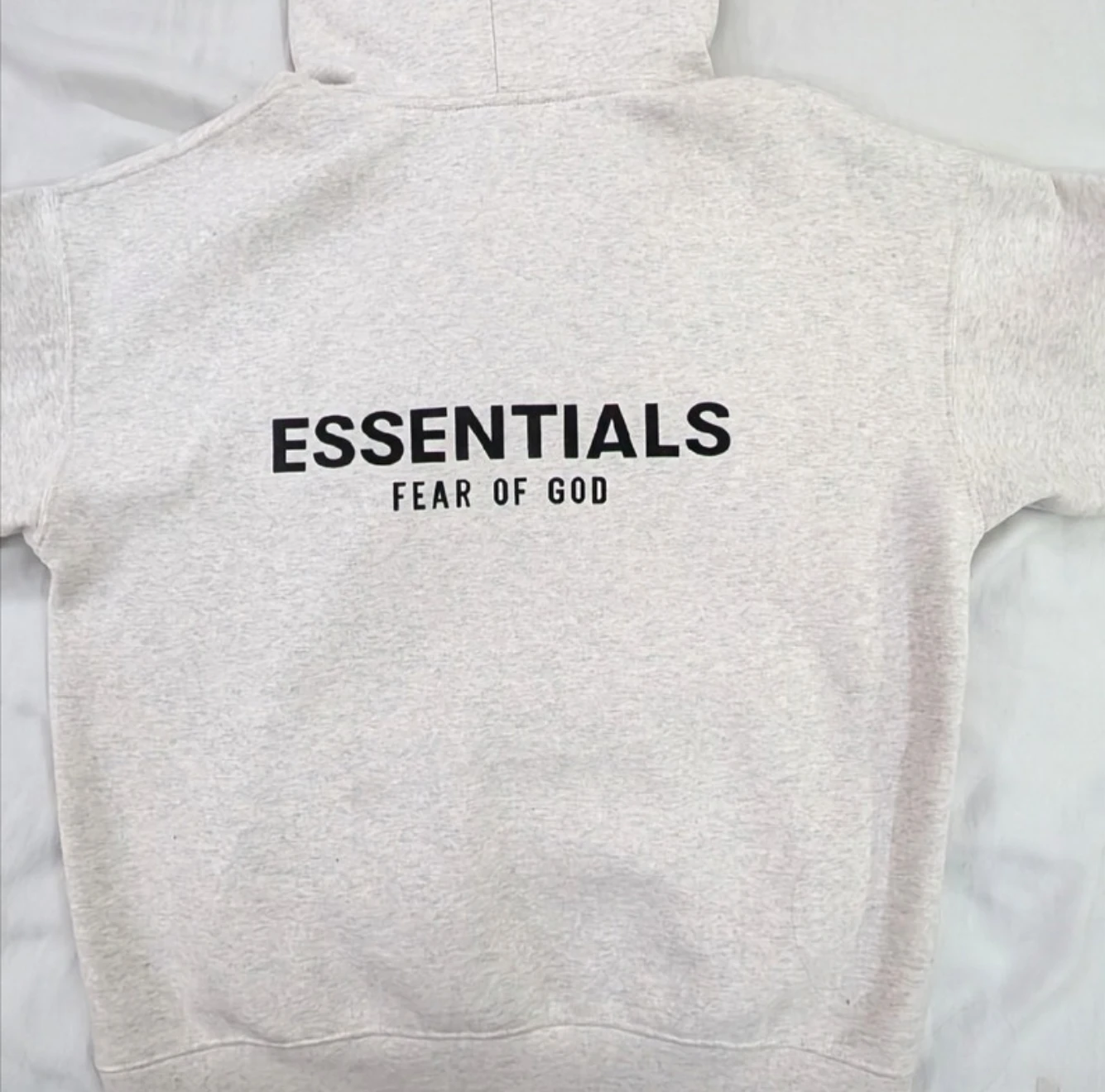 ESSENTIALS Fear of God Hoodie Light Grey - photo 4