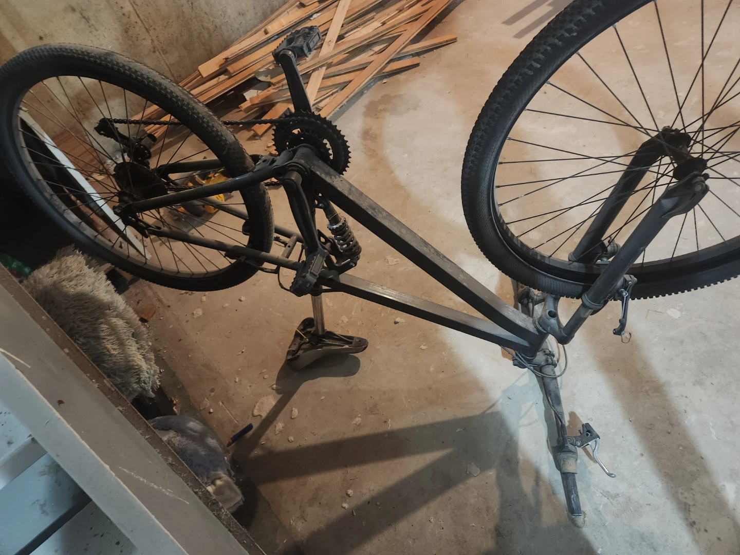 full steel Mountain Bike Frame with Suspension