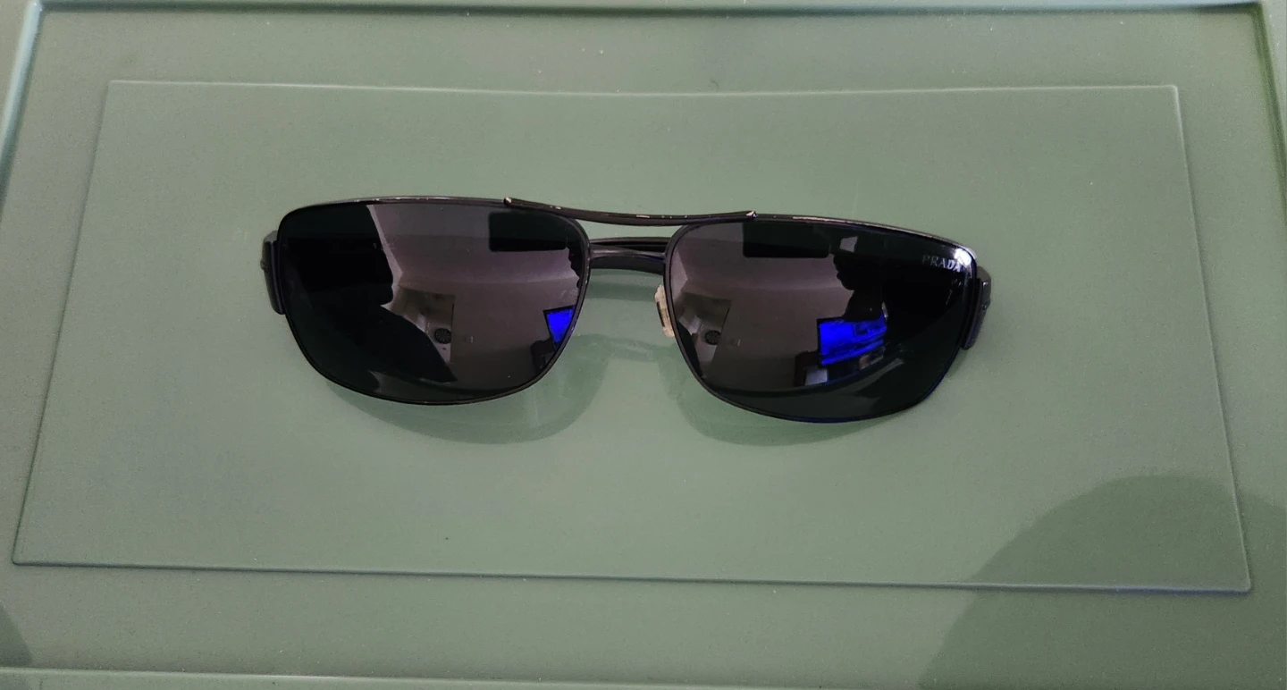 Prada Black Aviator Sunglasses - photo 2
