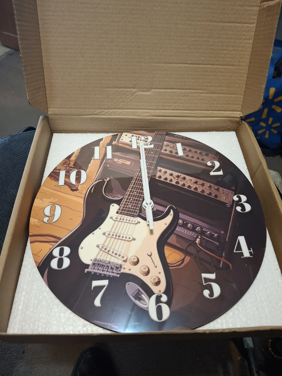 Fender Electric Guitar Wall Clock