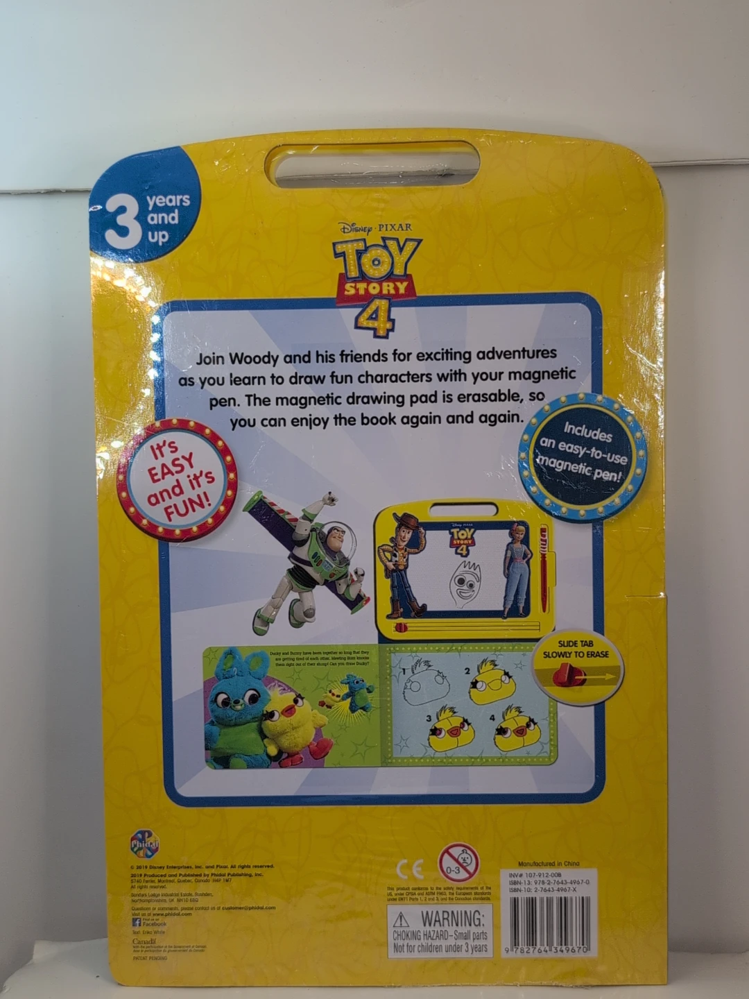 Disney Pixar Toy Story 4 Magnetic Drawing Kit & Storybook - photo 3
