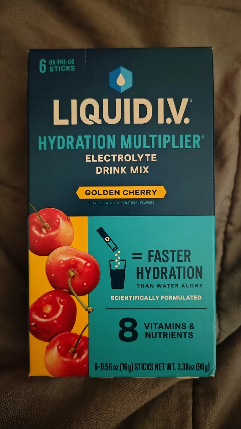 Liquid I.V. Drink Mix - Golden Cherry, 6 Sticks