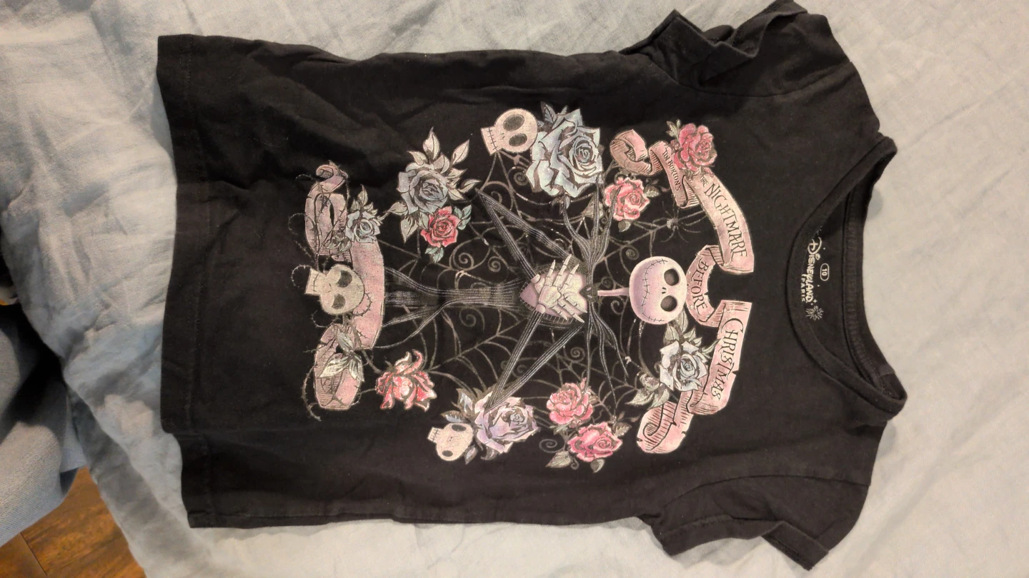 Disney The Nightmare Before Christmas T-Shirt Size 10