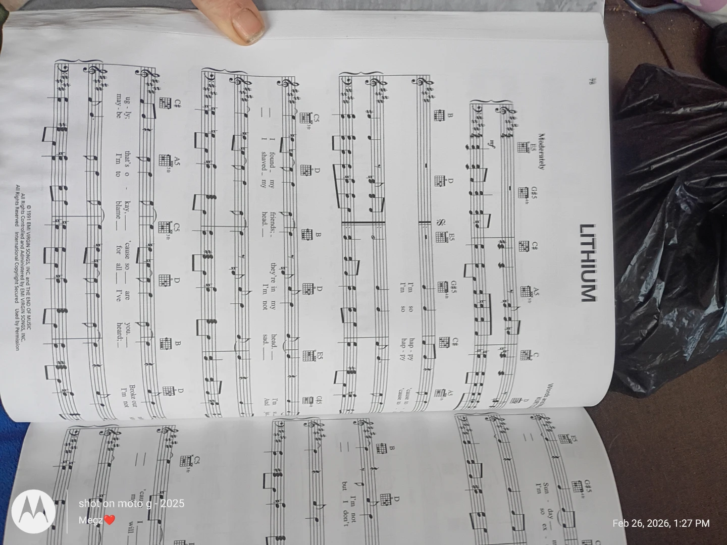 Nirvana The Albums Piano Vocal Guitar Sheet Music Book - photo 5