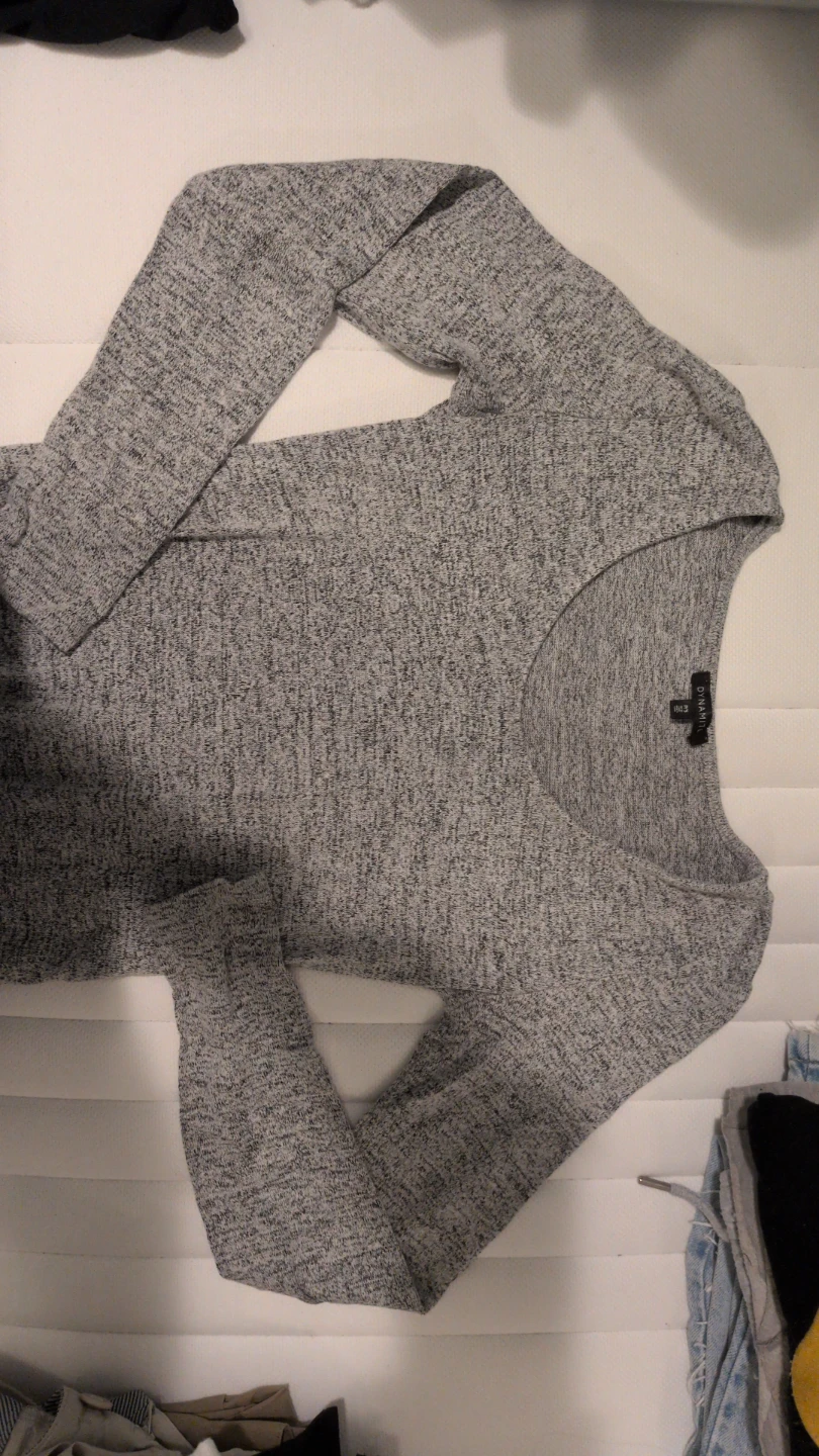 Dynamite Grey Marled Long Sleeve Top - P/S