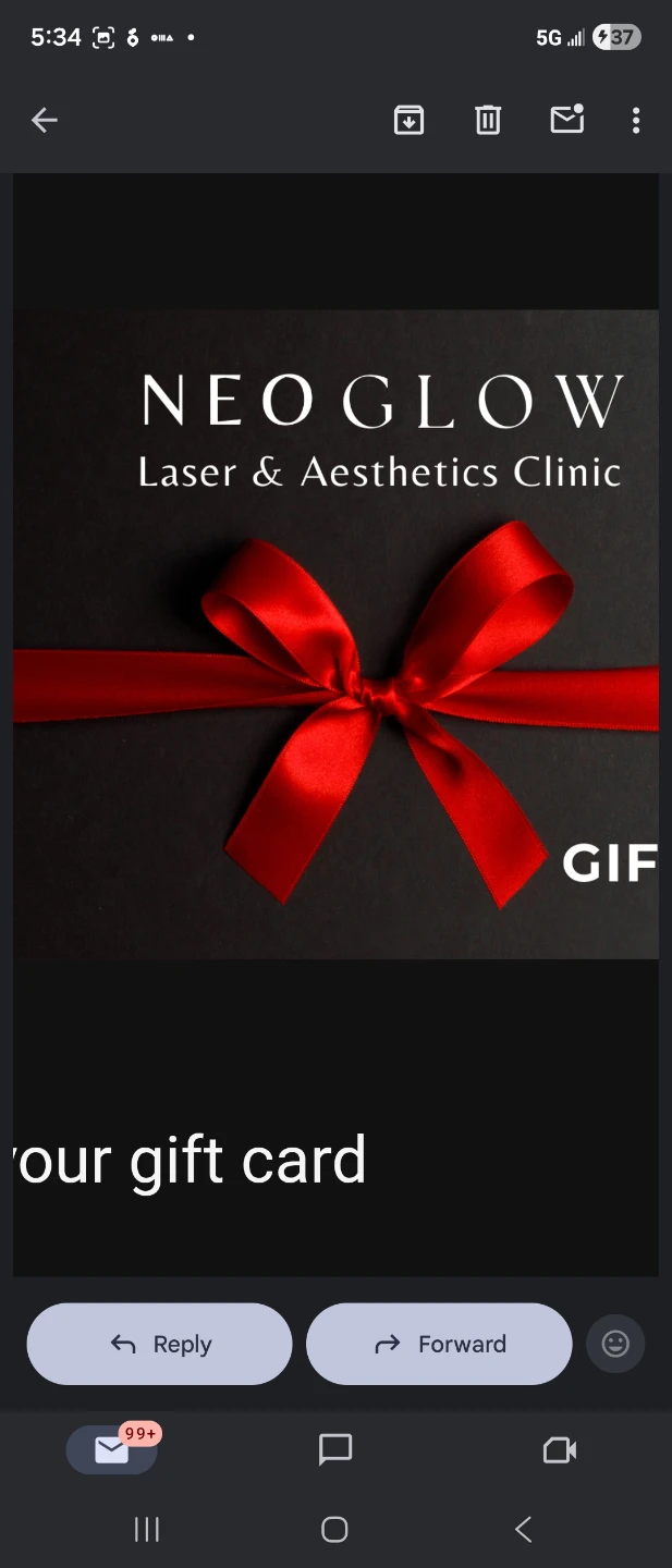 NeoGlow Laser & Aesthetics Clinic Gift Card $1000