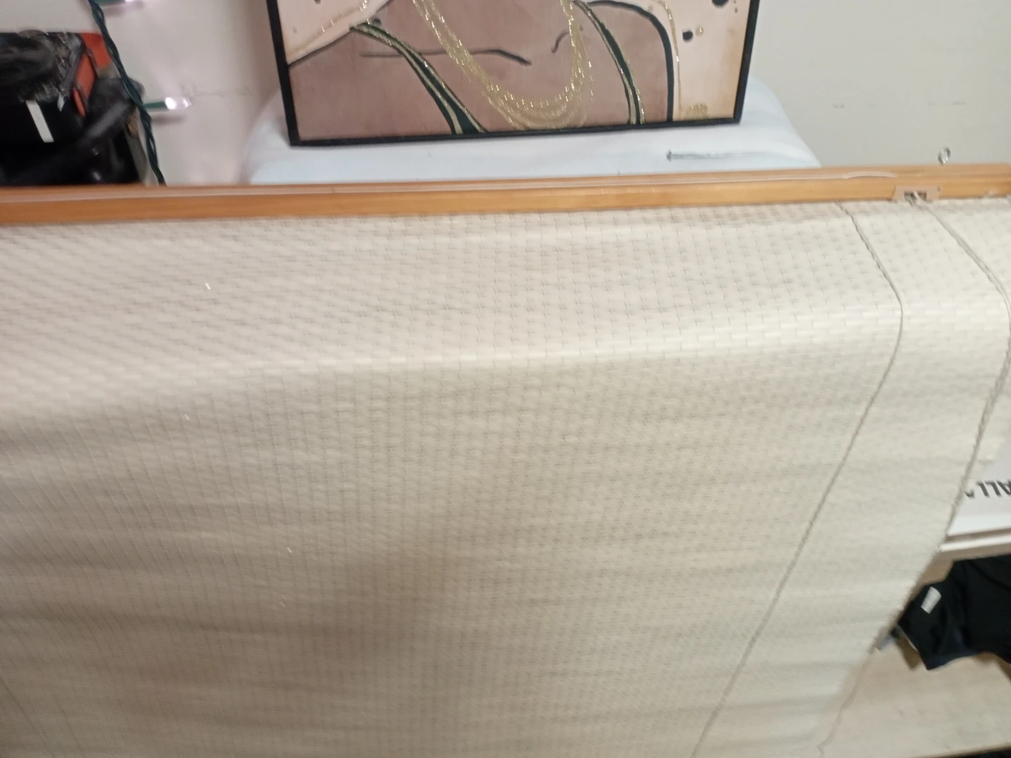 Woven Bamboo Roll-Up Blind - photo 2