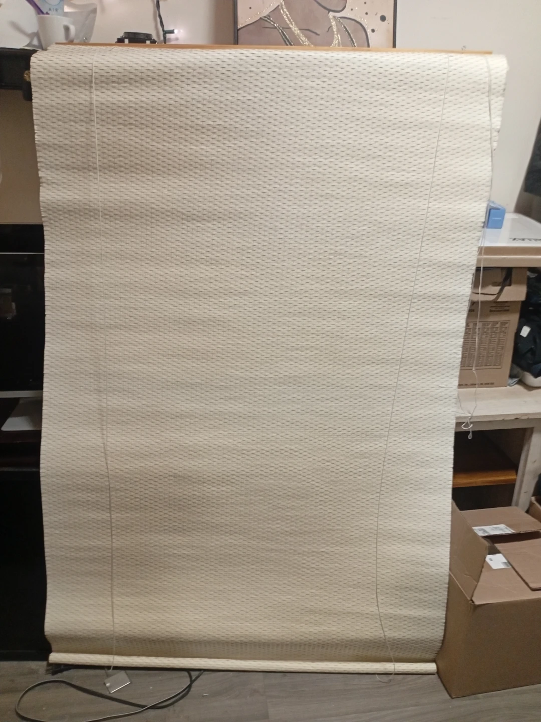 Woven Bamboo Roll-Up Blind - photo 3