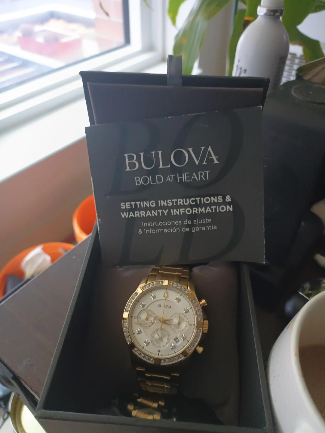 Bulova Gold-Tone Chronograph Watch with Date - photo 3