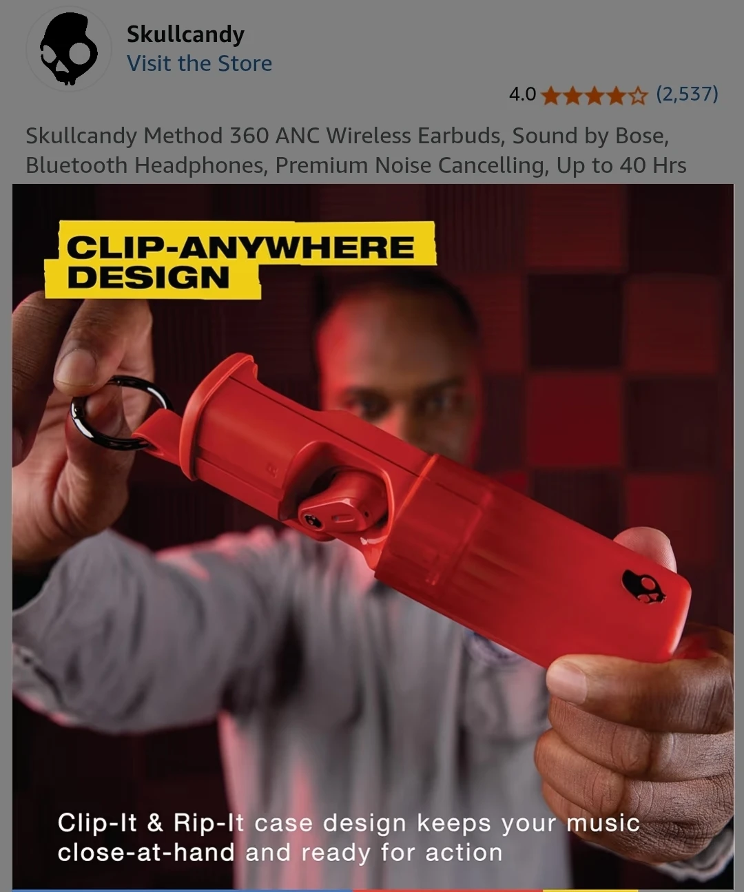 Skullcandy Method 360 ANC Wireless Earbuds - photo 2