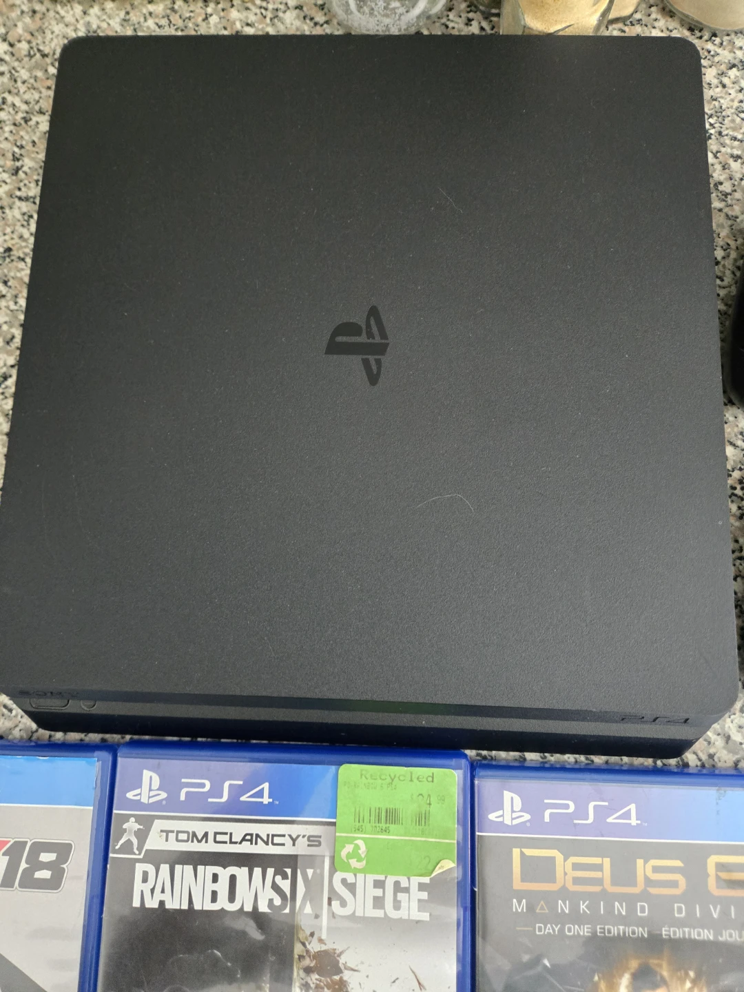 Sony PlayStation 4 Slim Console with 2 Controllers and 4 Games - photo 2