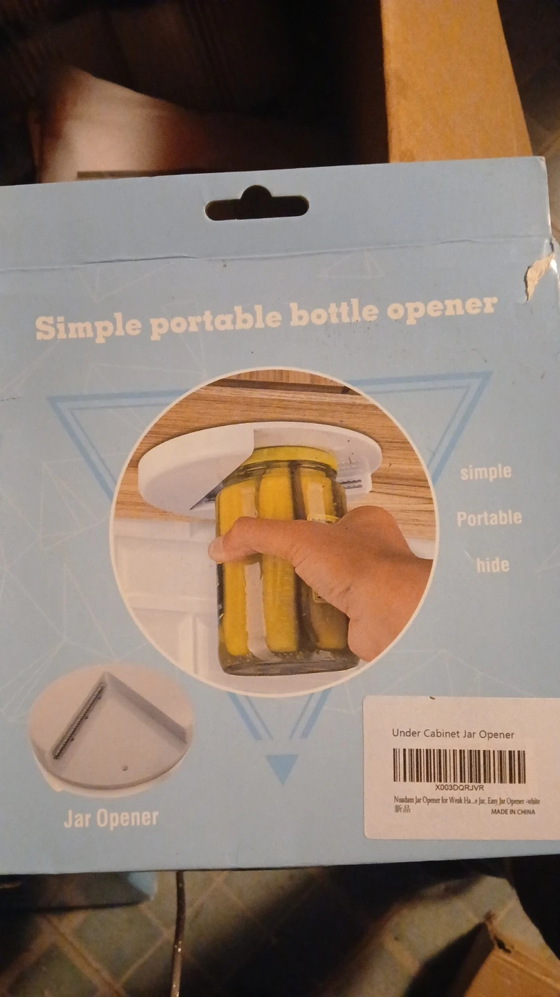 Under Cabinet Jar Opener
