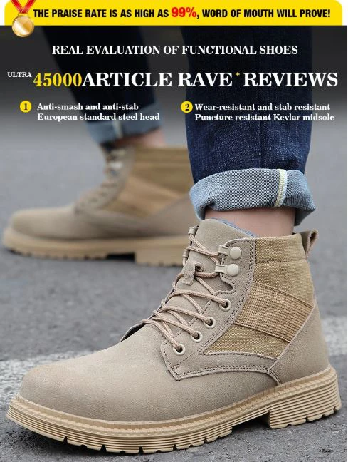 Men Boots - DENGCHEN Men’s Safety Boot - Brand New in Box!!🏆