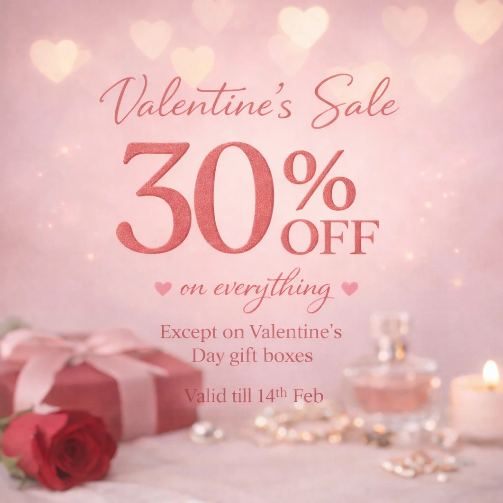 Valentine's Day 30% Off Sale