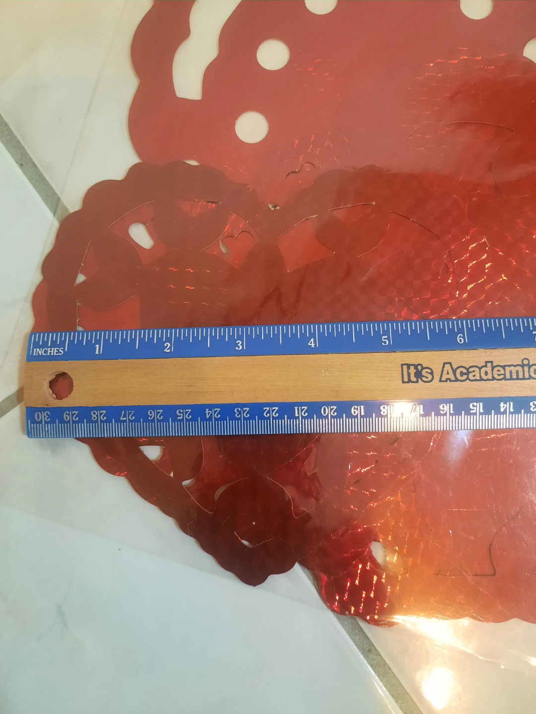 Red Laser Heart Cutouts 5pk - Valentines🏆 - photo 4