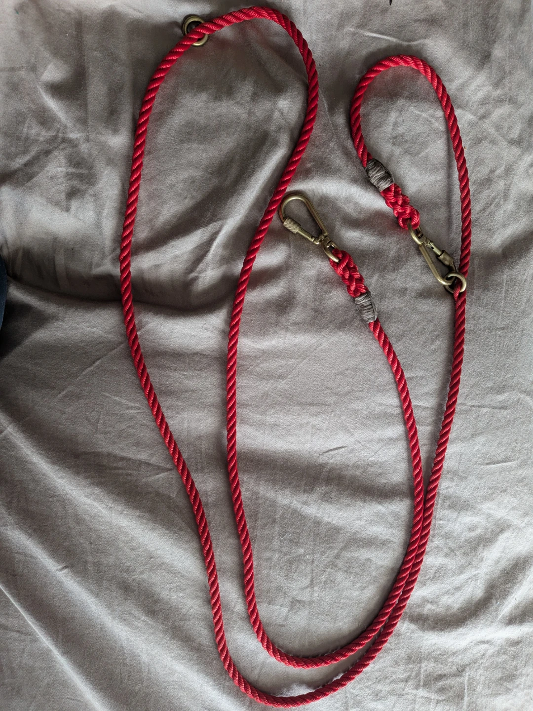 Red Rope Dog Leash 🧡