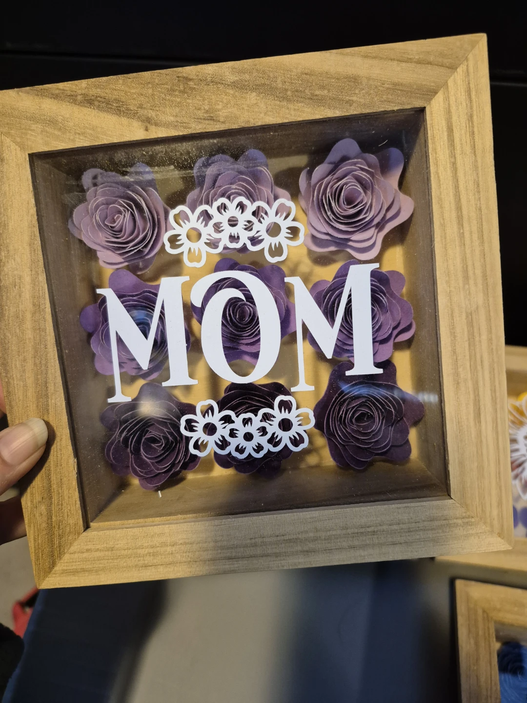 Shadow Box with Flowers - Best Grandma Ever - photo 2