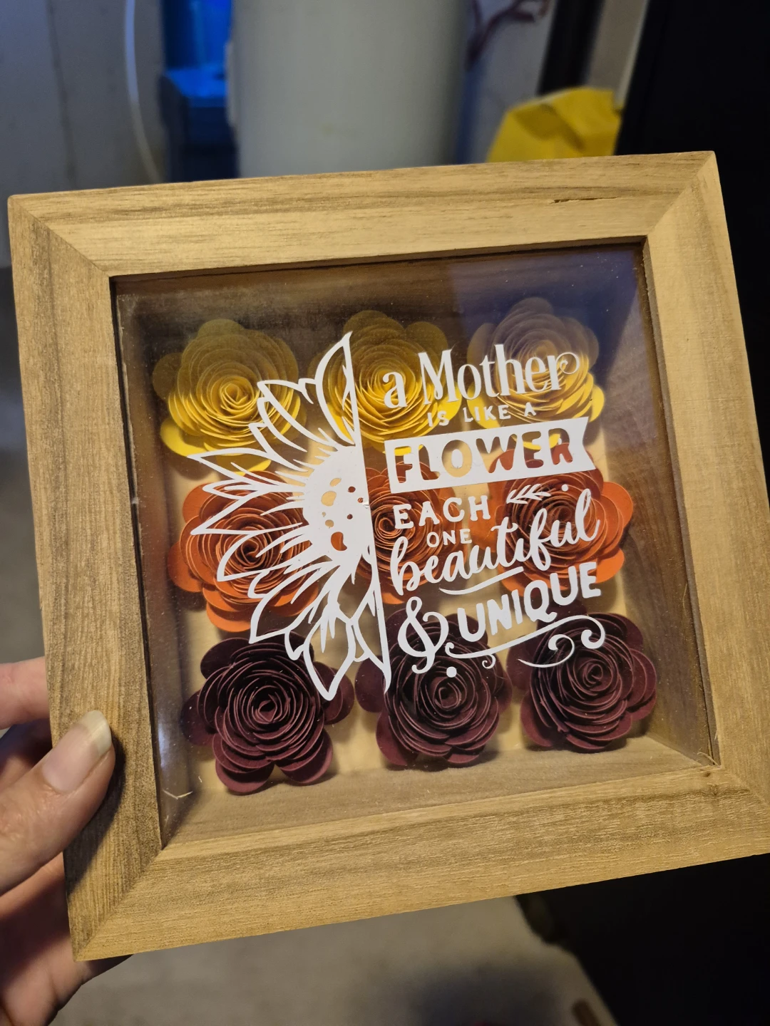 Shadow Box with Flowers - Best Grandma Ever - photo 4