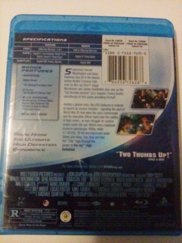 Crimson Tide Blu-ray - photo 2